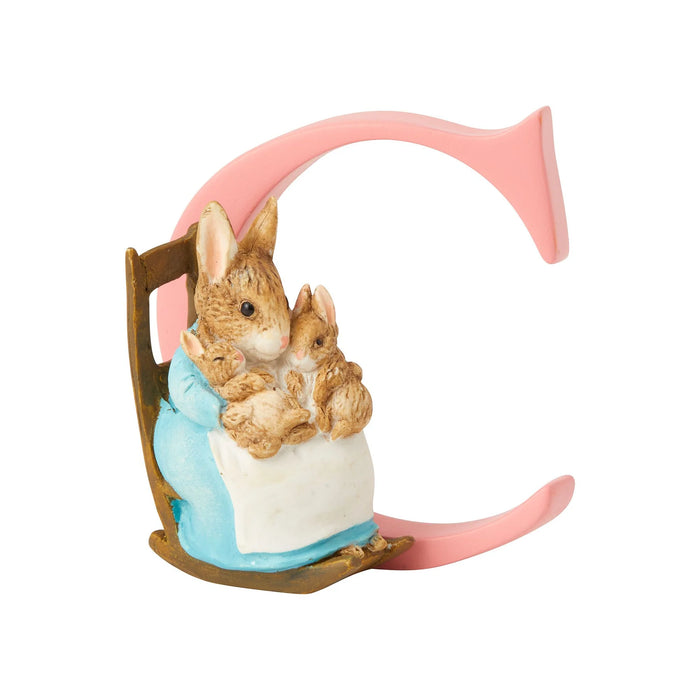 "C" - Peter Rabbit Decorative Alphabet Letter by Beatrix Potter SKU: A4995