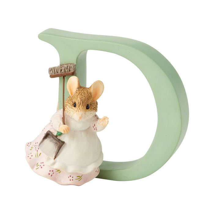 "D" - Peter Rabbit Decorative Alphabet Letter by Beatrix Potter SKU: A4996