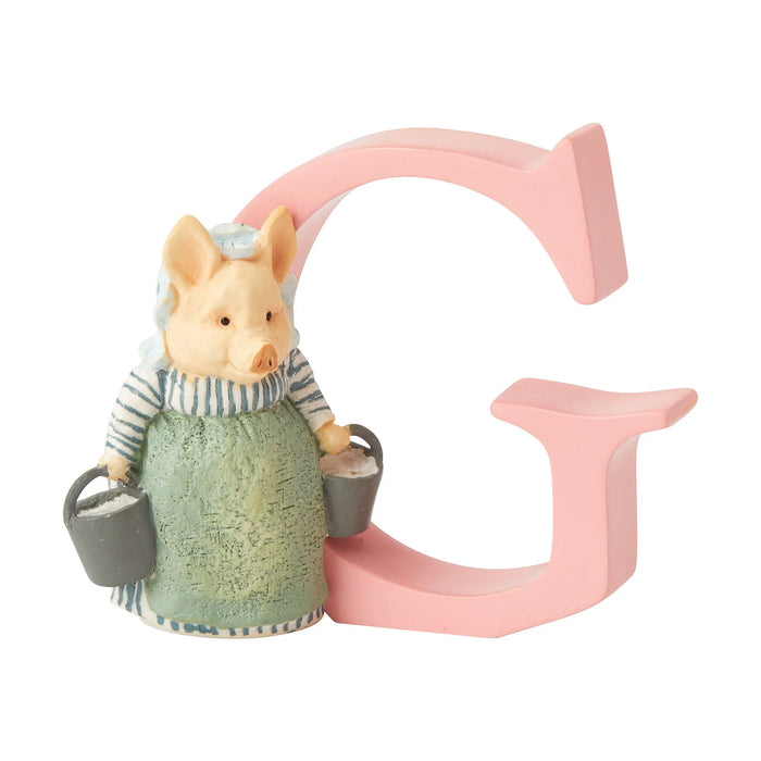 "G" - Peter Rabbit Decorative Alphabet Letter by Beatrix Potter SKU: A4999