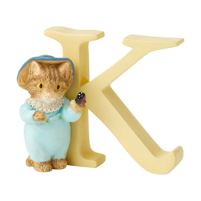 "K" - Peter Rabbit Decorative Alphabet Letter by Beatrix Potter SKU: A5003