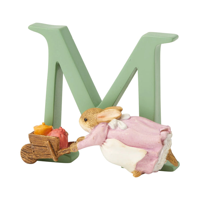 "M" - Peter Rabbit Decorative Alphabet Letter by Beatrix Potter SKU: A5005