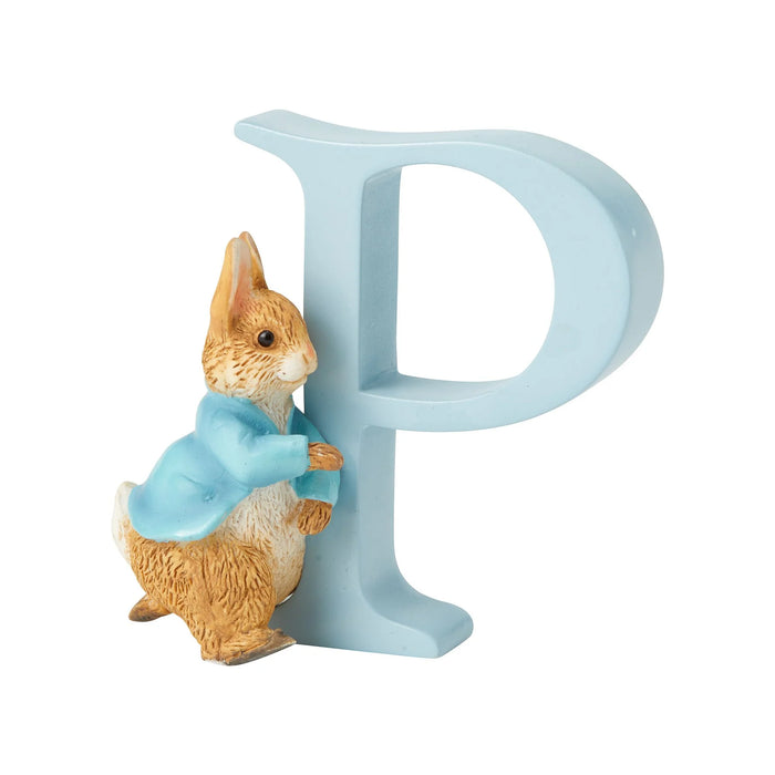 "P" - Peter Rabbit Decorative Alphabet Letter by Beatrix Potter SKU: A5008