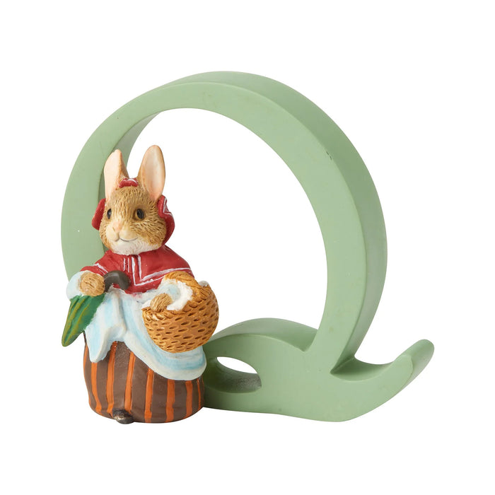 "Q" - Peter Rabbit Decorative Alphabet Letter by Beatrix Potter SKU: A5009