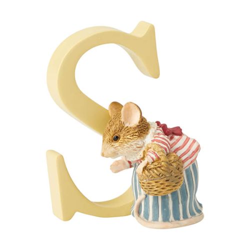 "S" - Mrs Tittlemouse Decorative Alphabet Letter by Beatrix Potter SKU: A5011