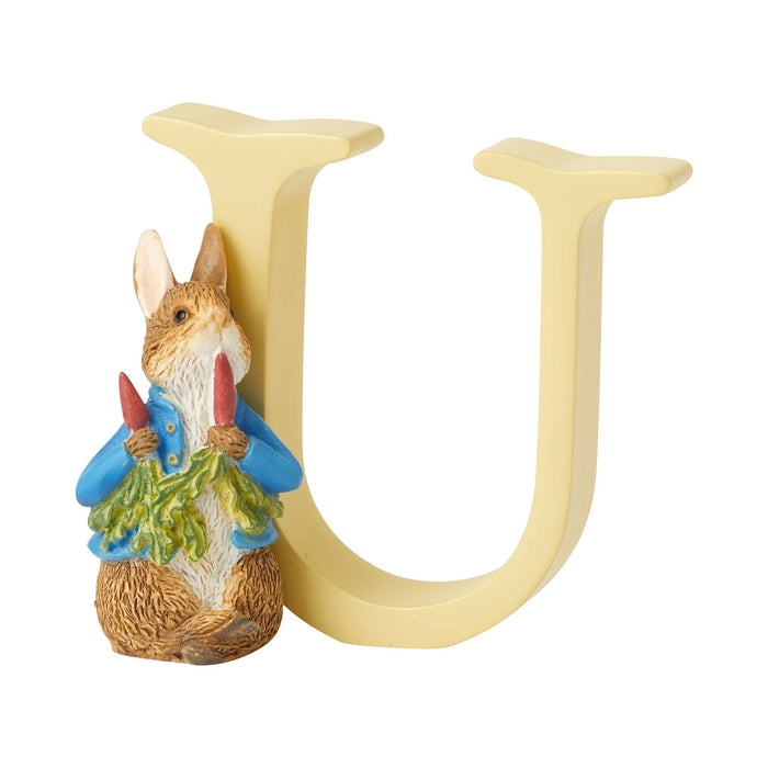 "U" - Peter Rabbit Decorative Alphabet Letter by Beatrix Potter SKU: A5013