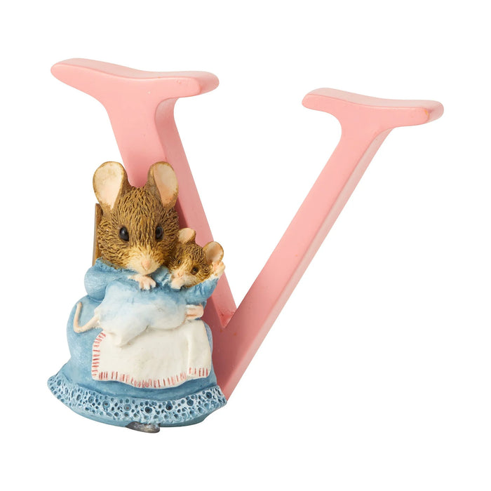 "V" - Peter Rabbit Decorative Alphabet Letter by Beatrix Potter SKU: A5014