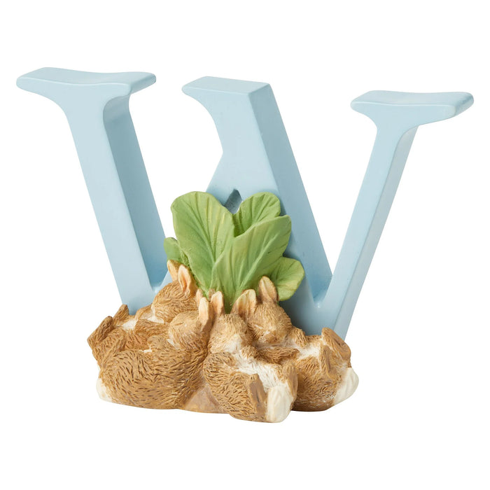 "W" - Peter Rabbit Decorative Alphabet Letter by Beatrix Potter SKU: A5015