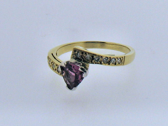 Tourmaline and Diamond 18ct Gold Ring ACCTOU1