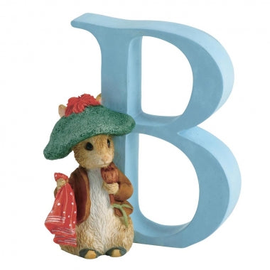 "B" - Peter Rabbit Decorative Alphabet Letter by Beatrix Potter SKU: A4994