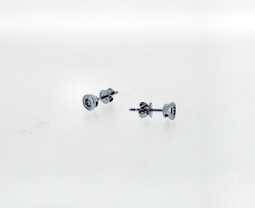 Diamond White-Gold Stud Earrings E790
