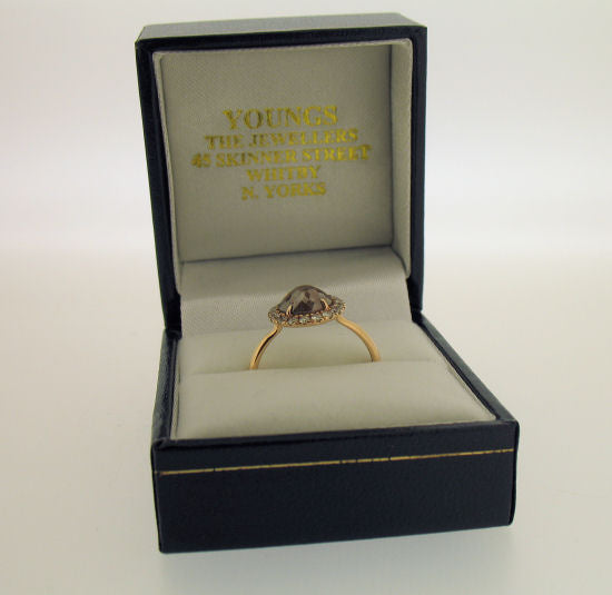 Diamond (chocolate brown) and 18ct Rose Gold Ring NTX2095