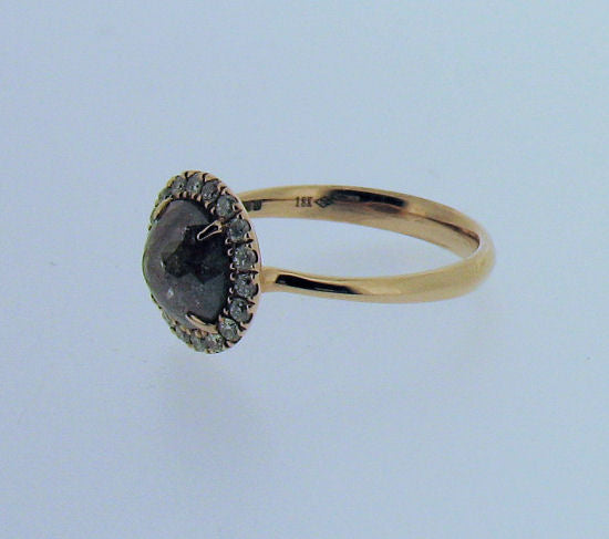 Diamond (chocolate brown) and 18ct Rose Gold Ring NTX2095