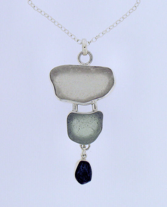 Whitby Sea Glass  Pendant on Chain SG26723A
