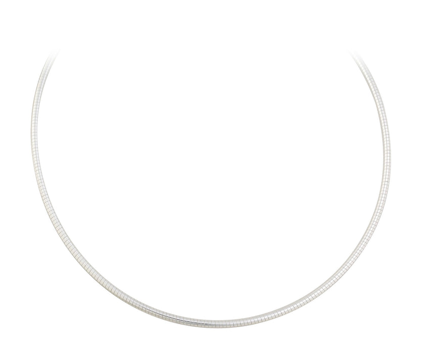 Silver Cable Collar 17" SOM4