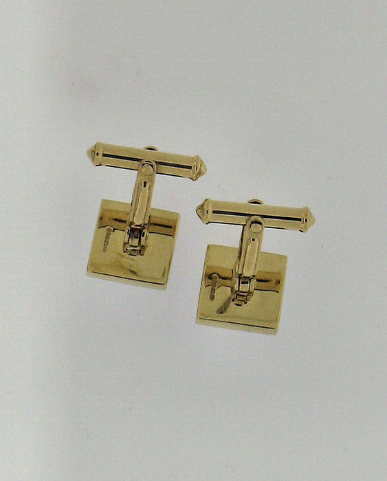 Gold and Black Lip Mother-of-Pearl Cufflinks SW44