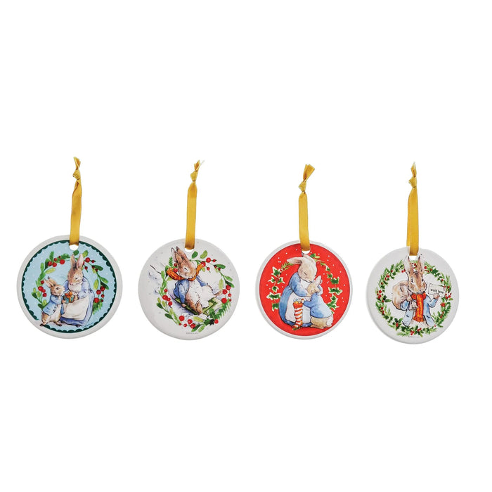 Peter Rabbit Ceramic Hanging Ornaments (Set of 4) SKU: A30499