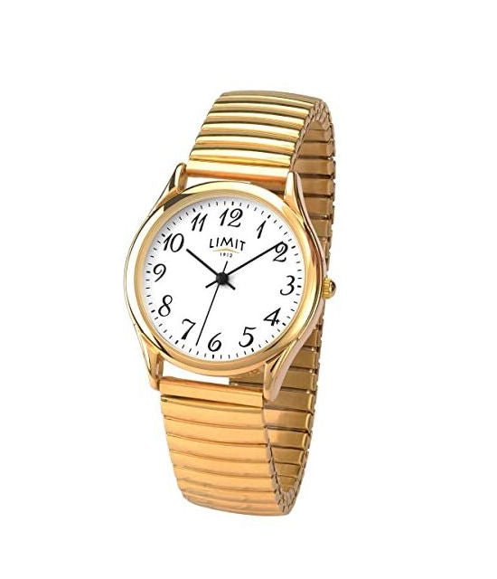 Limit Men's Classic Expander Watch with Gold Plated Stainless Steel Expander Bracelet 5898