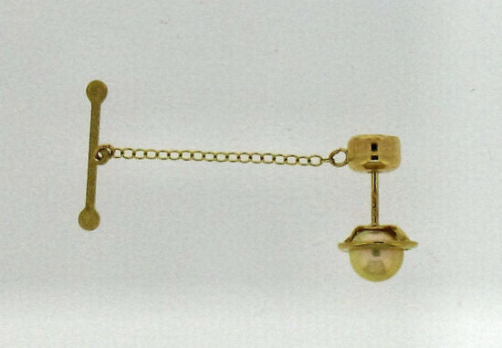 Pearl and Gold Tie-Tack 22044PL