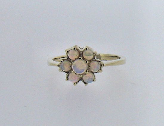 Opal Cluster 9ct Gold Ring 41702