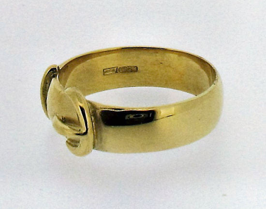 Gold Gents Buckle Ring No49