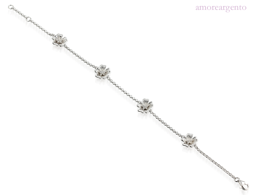 Cubic Zirconia Silver Bracelet 9501