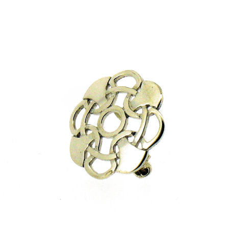 Silver Medium Octofoil Brooch AB-02