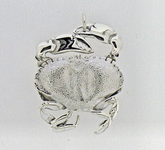 Silver Large Crab Pendant AP1-1