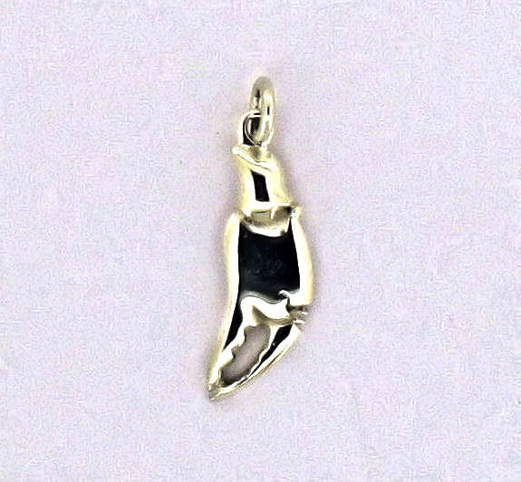 silver large crab claw charm A C 2-7