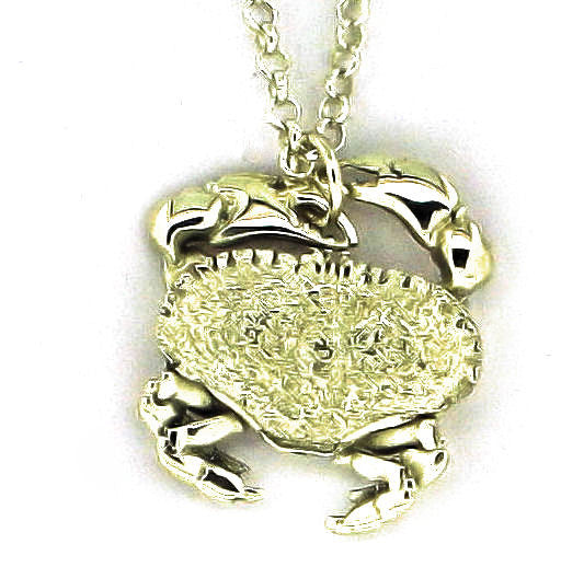 Silver crab pendant AP2-2