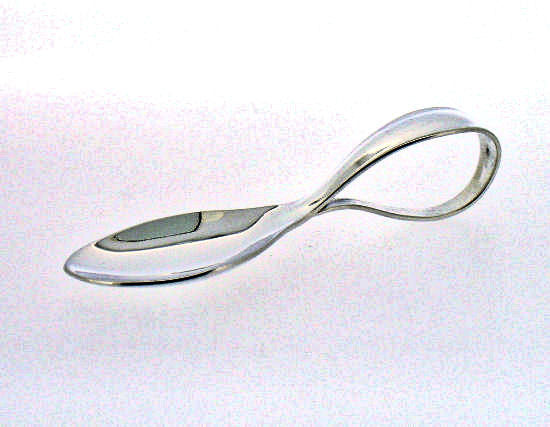 Silver Plated Loop Handle Spoon