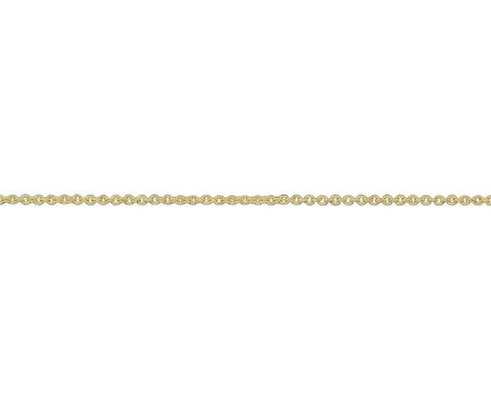 9ct Yellow Gold 18" Trace Chain G12T18