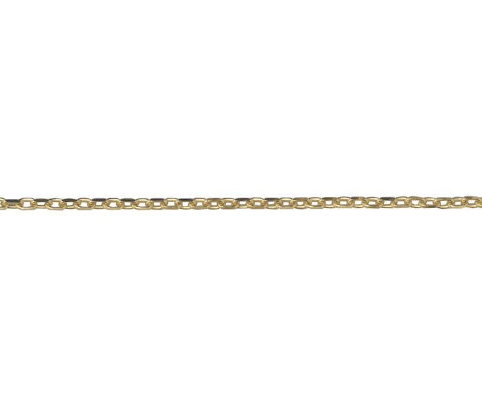 9ct Yellow Gold 18" Filed Trace Chain G1523FT18