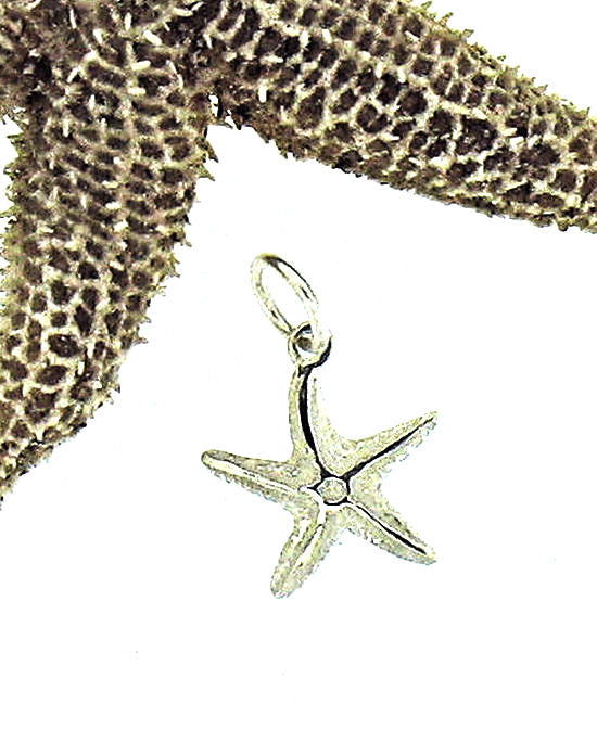 Silver Starfish Charm N36C