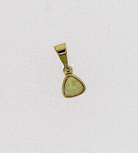 Opal and Gold Pendant P047