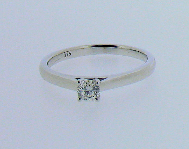 Diamond and 9ct White Gold Ring R567