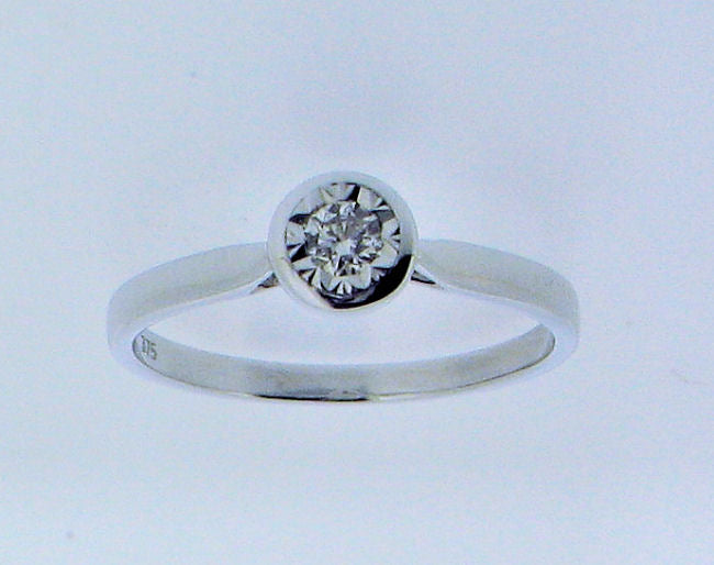 Diamond and 9ct White Gold Ring R790