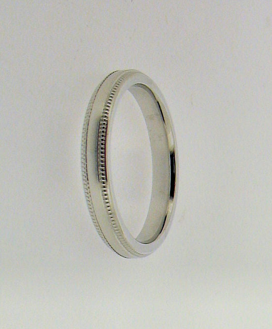 18ct White Gold Wedding Band RB530A
