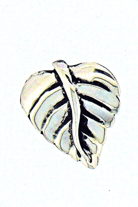 Silver Oxi Leaf Pendant RSET10