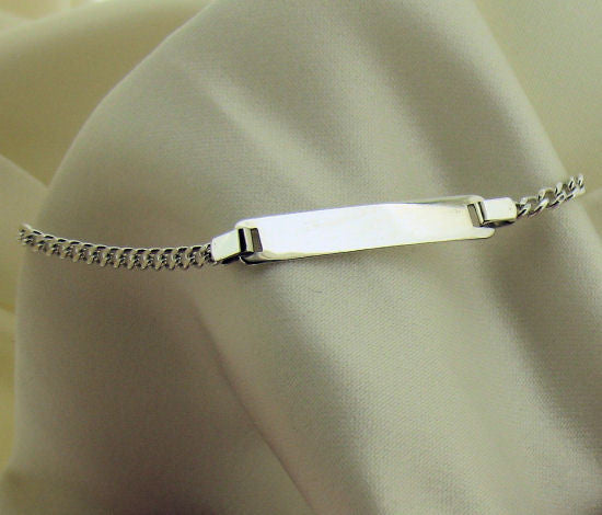 Silver Baby Identity Bracelet S28FCID
