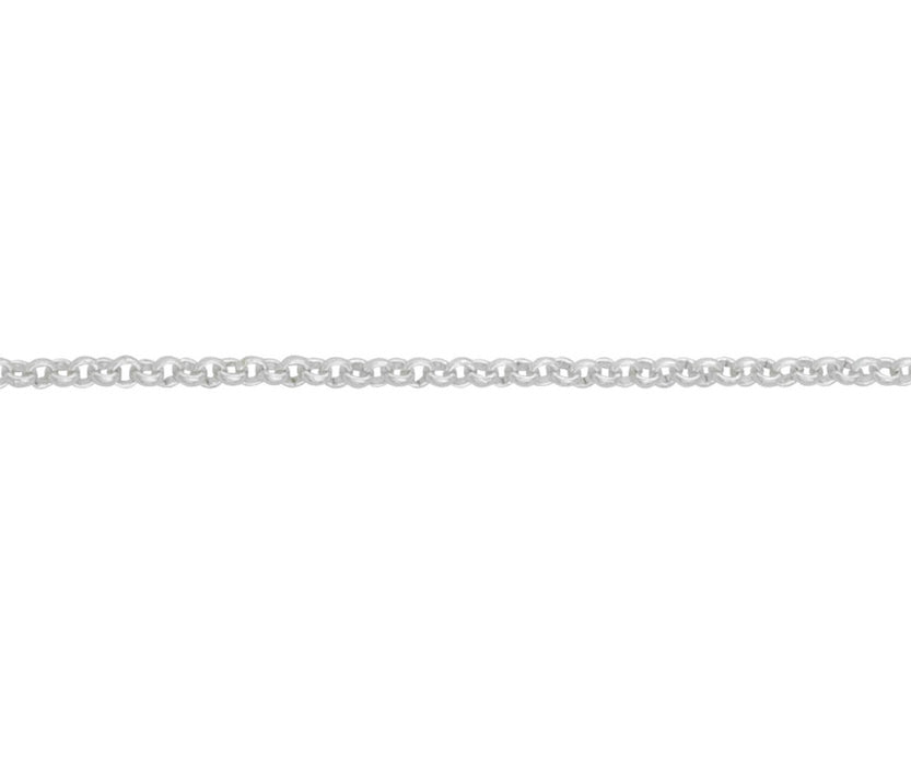 Silver Baby Belcher Chain 18 inch SBB18