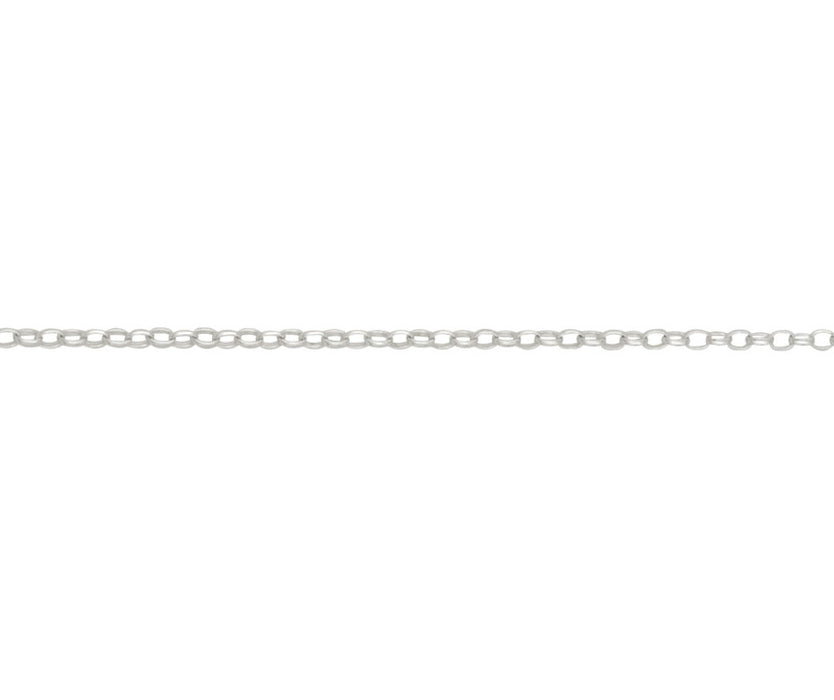 Silver Mini Belcher Chain 18 inch SMIN18