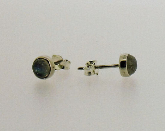 Moonstone and Silver Stud Earrings SS20