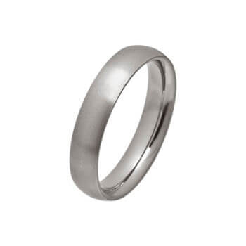 Titanium Ellipse 5mm Court Ring LR1256