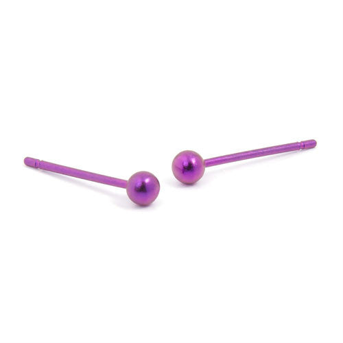 Titanium (Pink) Bead Studs TS335.63V