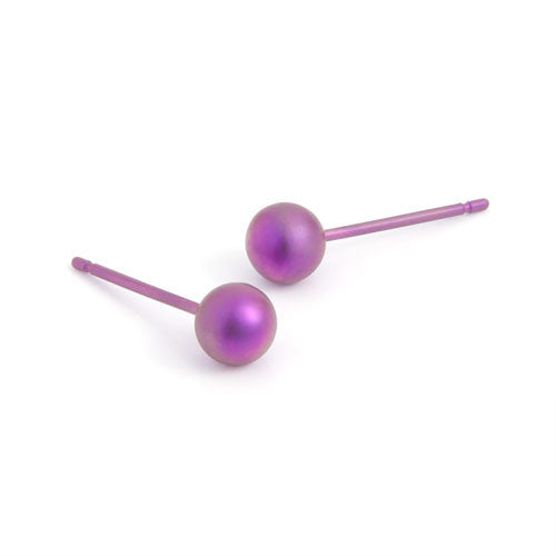 Titanium (Pink) Bead Studs TS336.63V