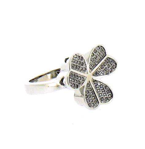 Cubic Zirconia Silver Ring RE3654